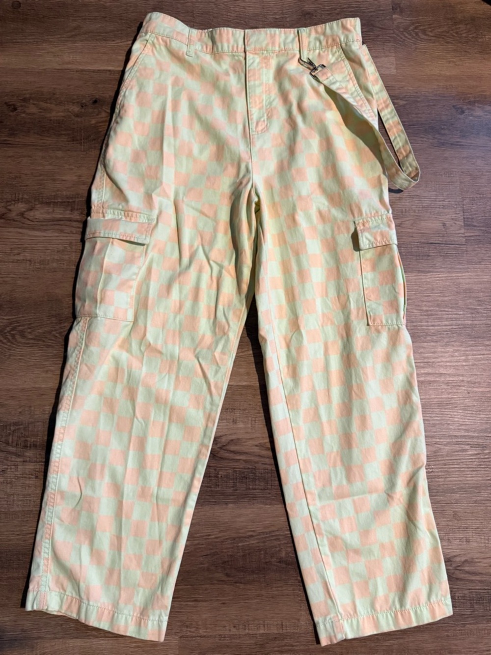 Forever 21 Checkered Cargo Pants